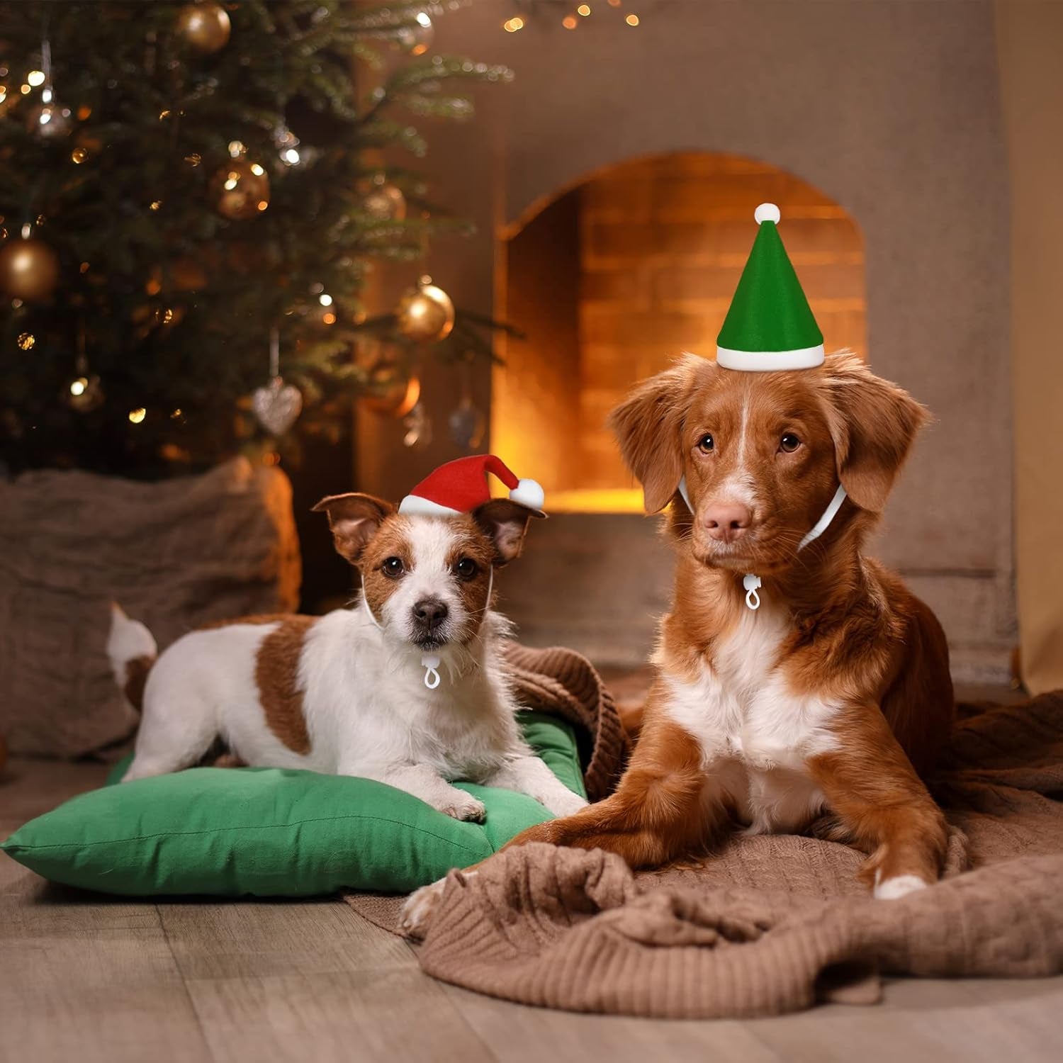 4 Pieces Pet Christmas Hats