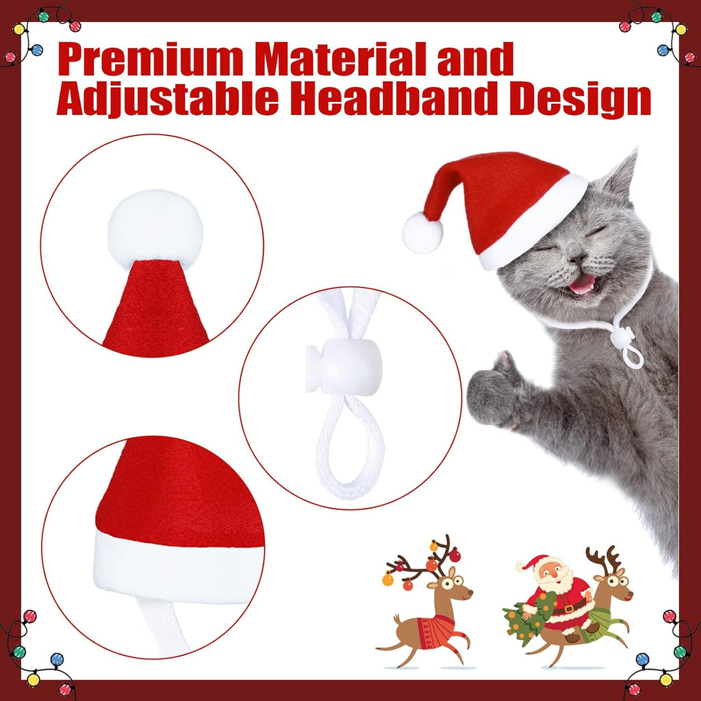 4 Pieces Pet Christmas Hats
